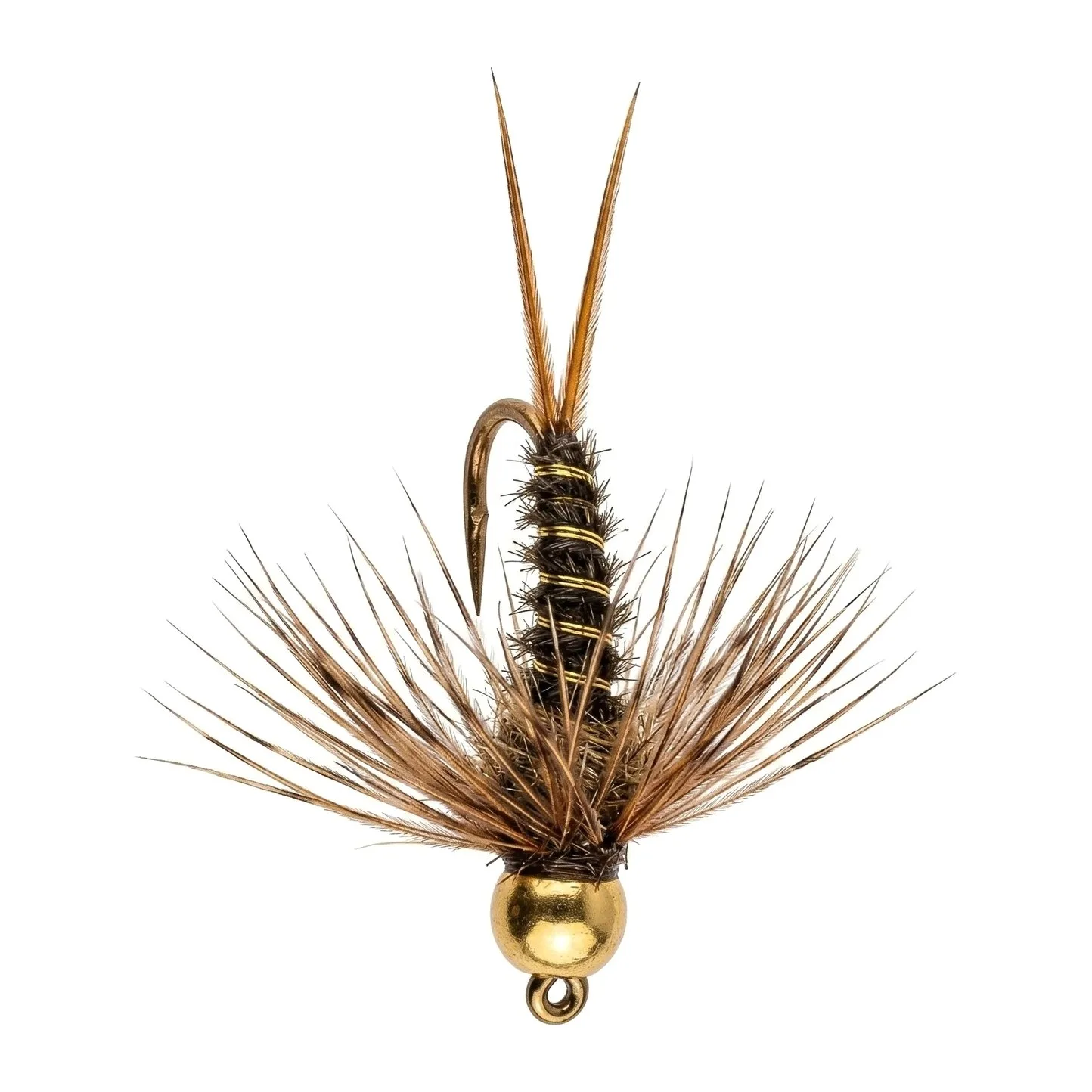 Bead-head Stonefly Nymph with biot tails